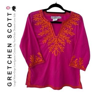 Cotton Embroidered Tunic - The Reef